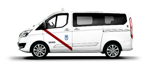 Taxi Van Madrid Parque Warner